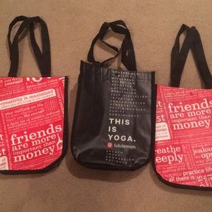 3 lululemon bags